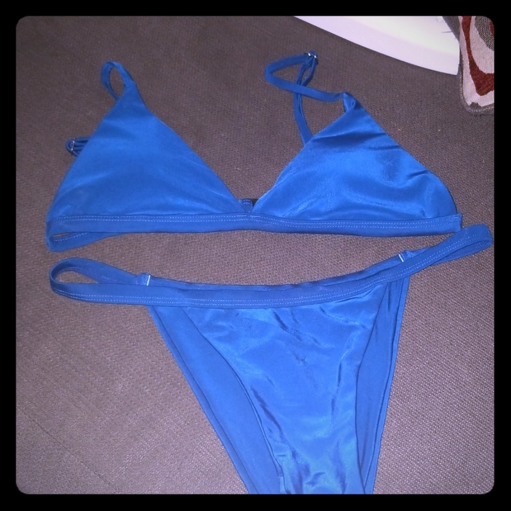 Sexy teal bikini